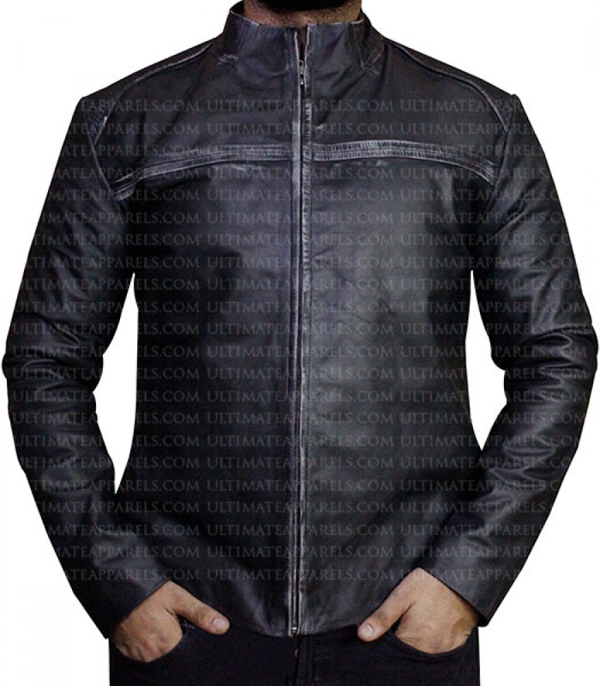 ALTERED CARBON WILL YUN LEE (STRONGHOLD KOVACS) BLACK LEATHER JACKET